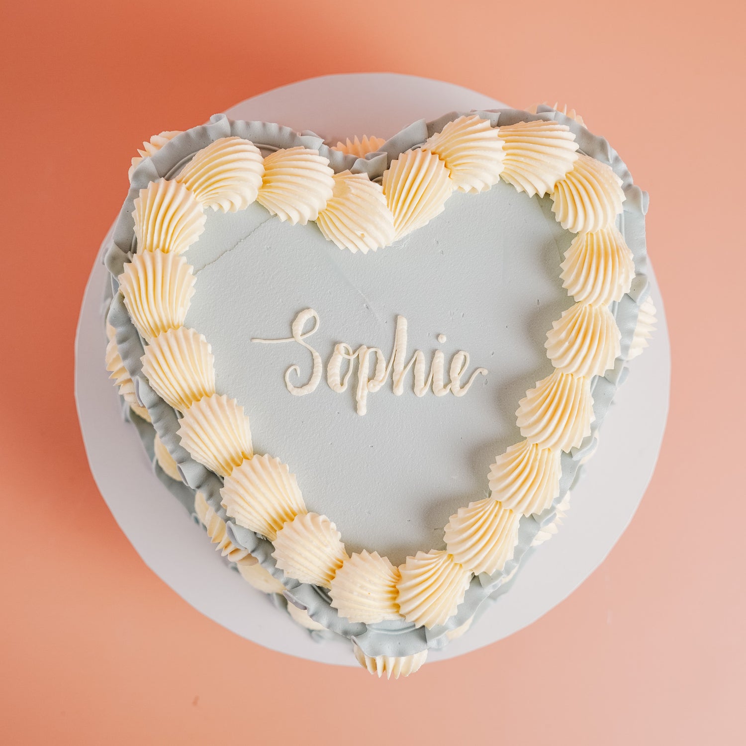 Frill Me Heart Cake