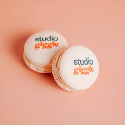 Branded Macaron Matchbox Favours