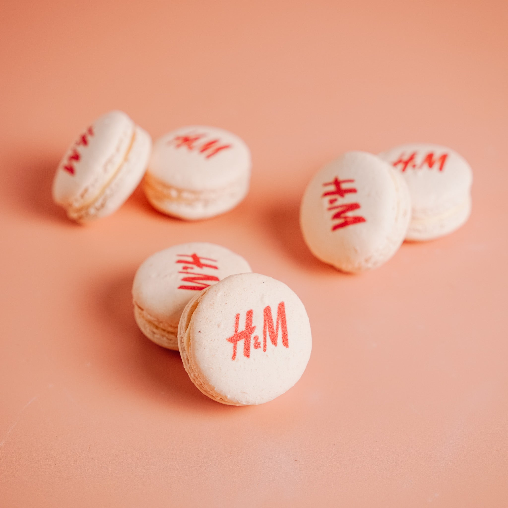 Branded Macaron Matchbox Favours