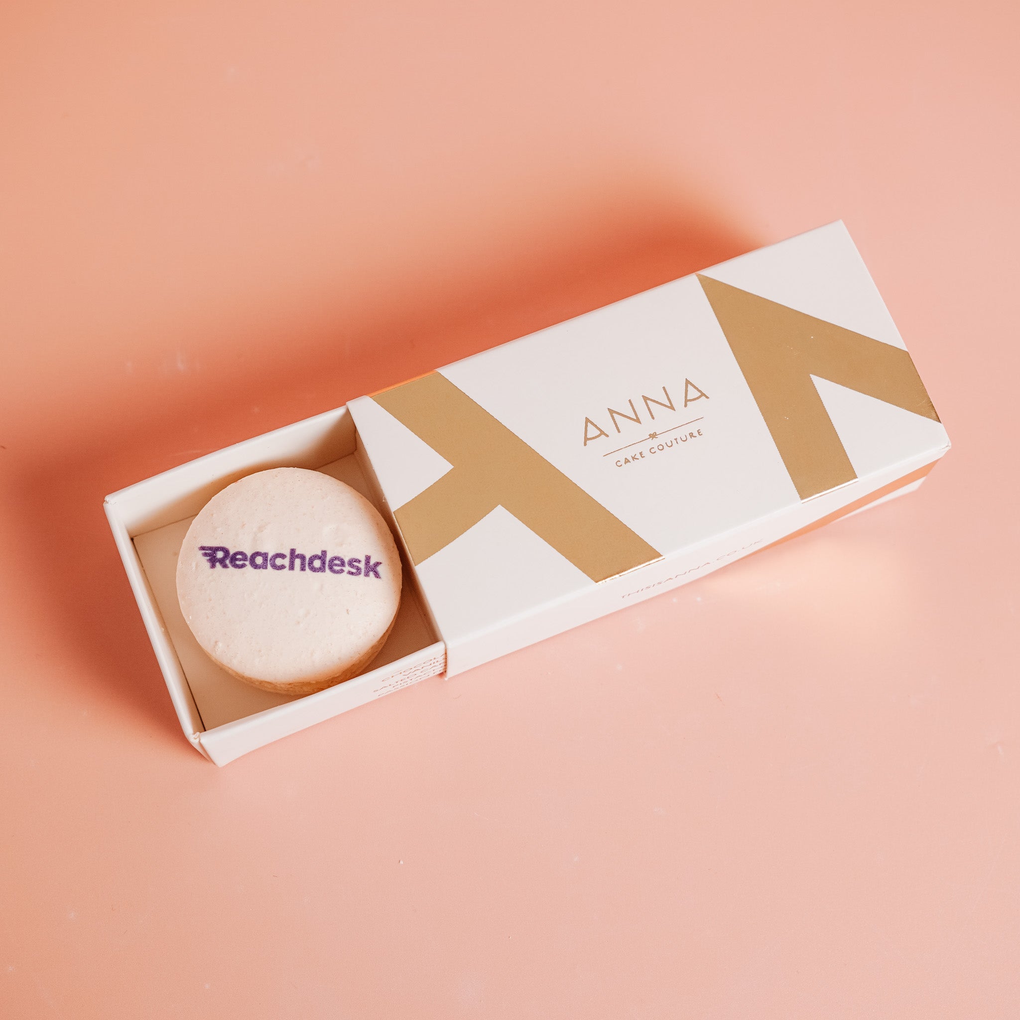 Branded Macaron Matchbox Favours