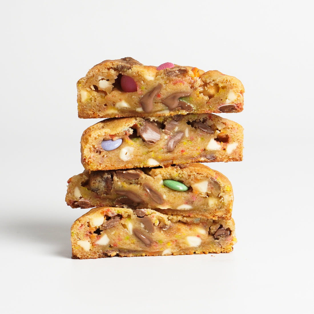 Cake Batter Sprinkle Chunky Cookies