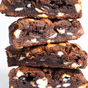 Triple Chocolate Chunky Cookies