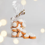 Load image into Gallery viewer, White &amp; Gold Iced Gems Treat Bag
