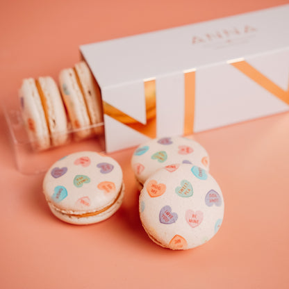 Love Hearts Macaron Box