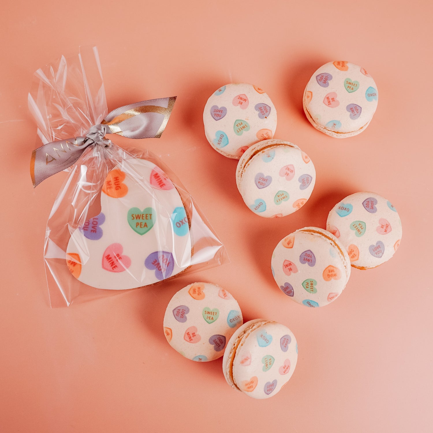 Love Hearts Macaron Box