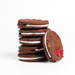 Load image into Gallery viewer, Chocolate &amp; Raspberry Marshmallow Cookie Sandwich

