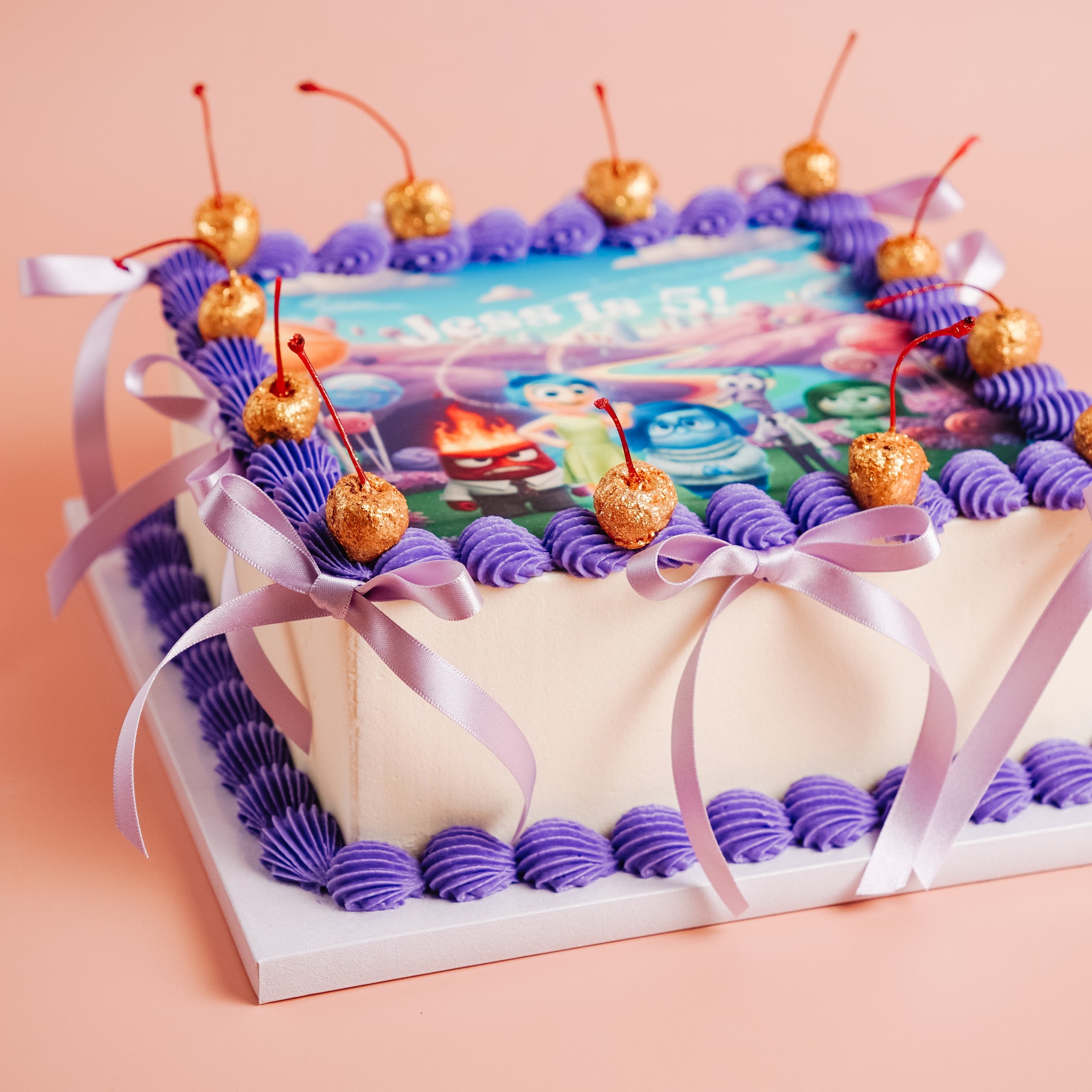 Inside Out Kids Birthday Cake