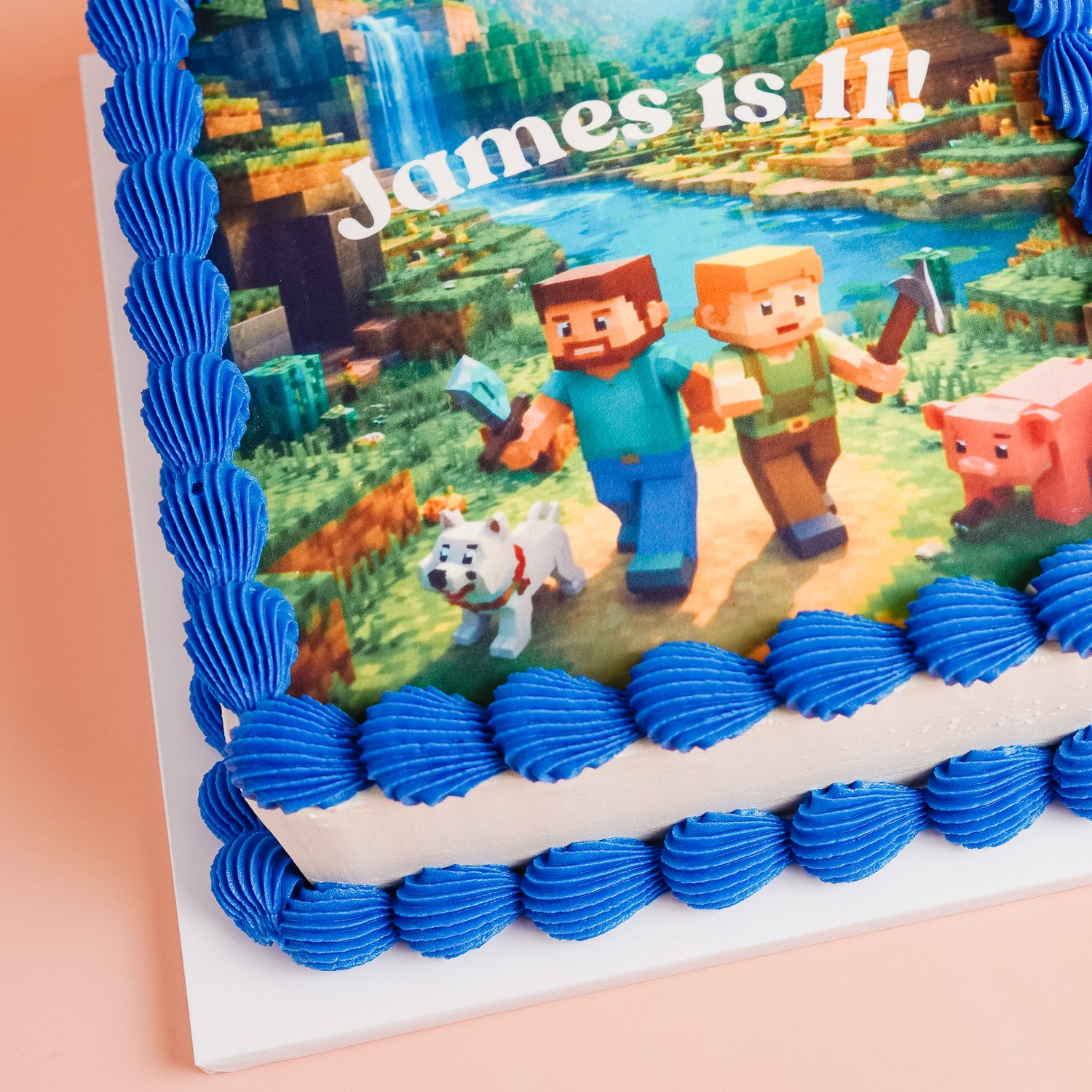 Minecraft Kids Birthday Cake