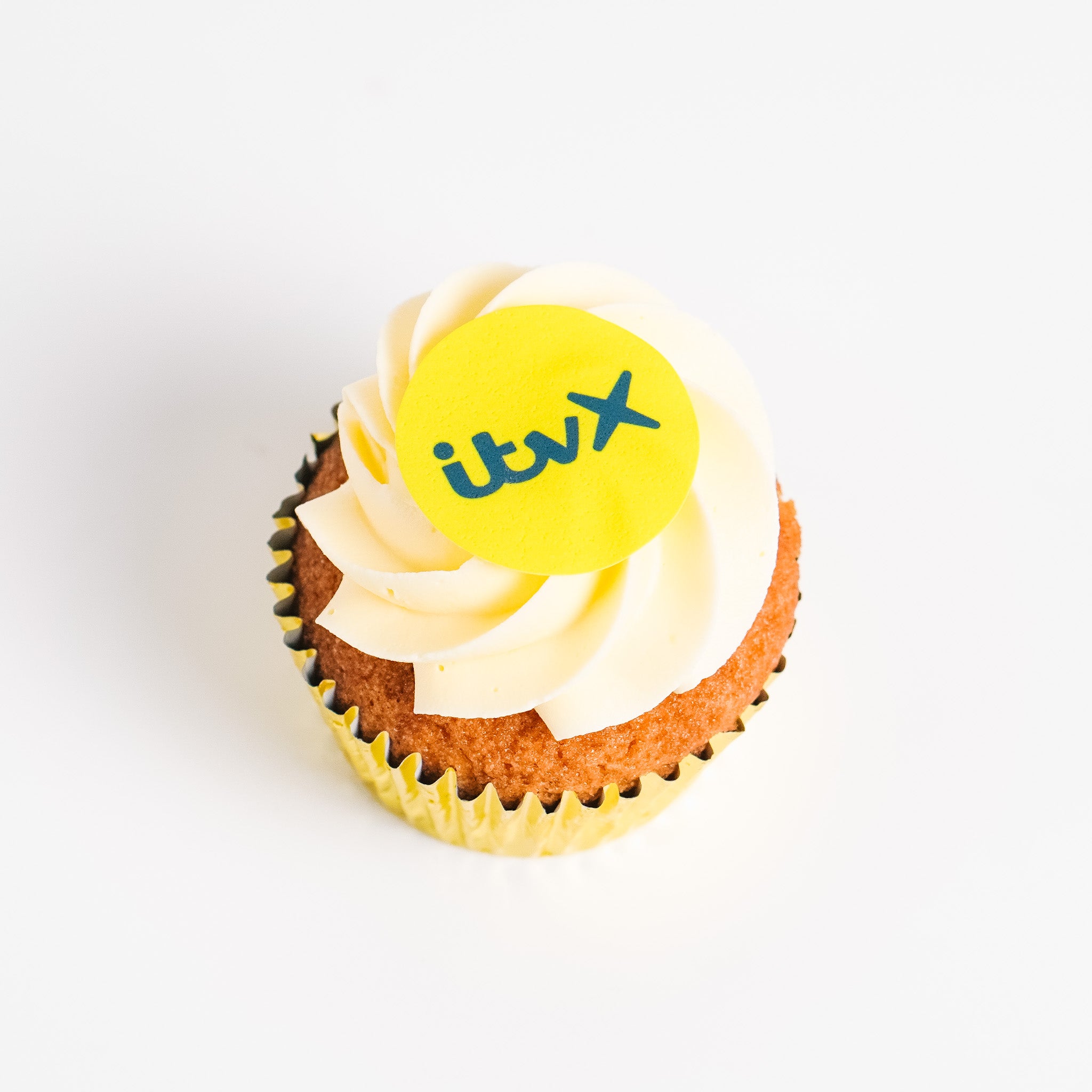 Vanilla &amp; Raspberry Logo Cupcake Box