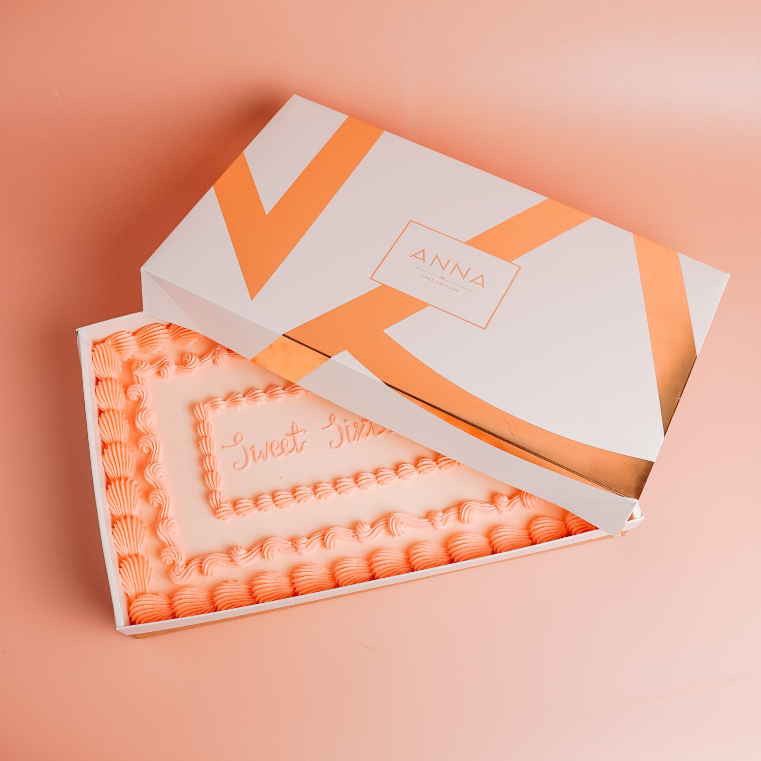 Classic Border Party Sheet Cake