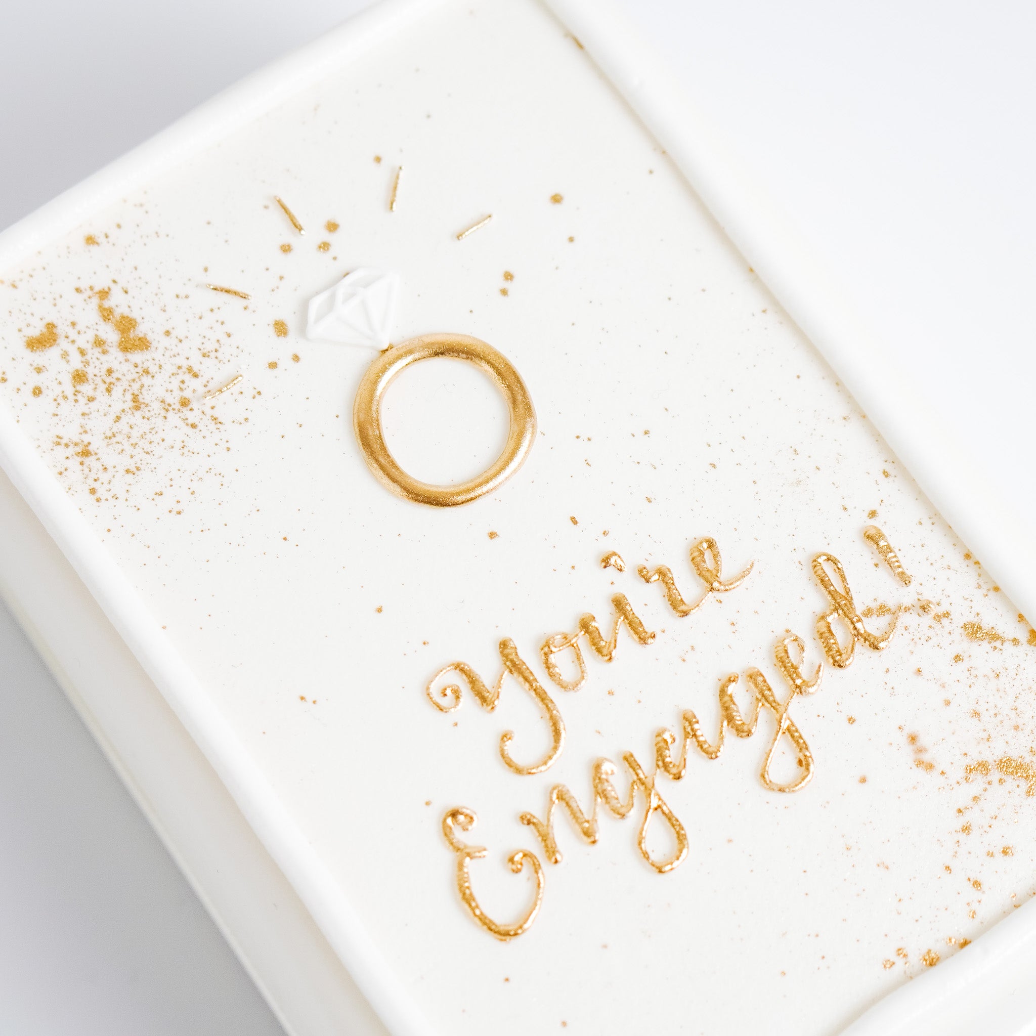 Forever Together: You're Engaged Cake