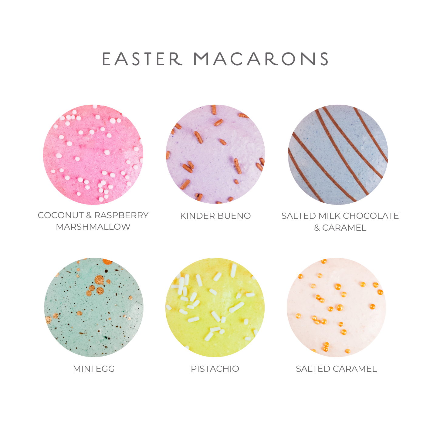 6-piece Easter Macaron Box