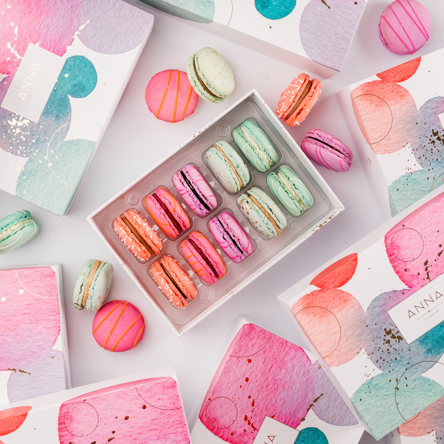 Shades of Pink | Mother’s Day 10 Piece Macaron Gift Box