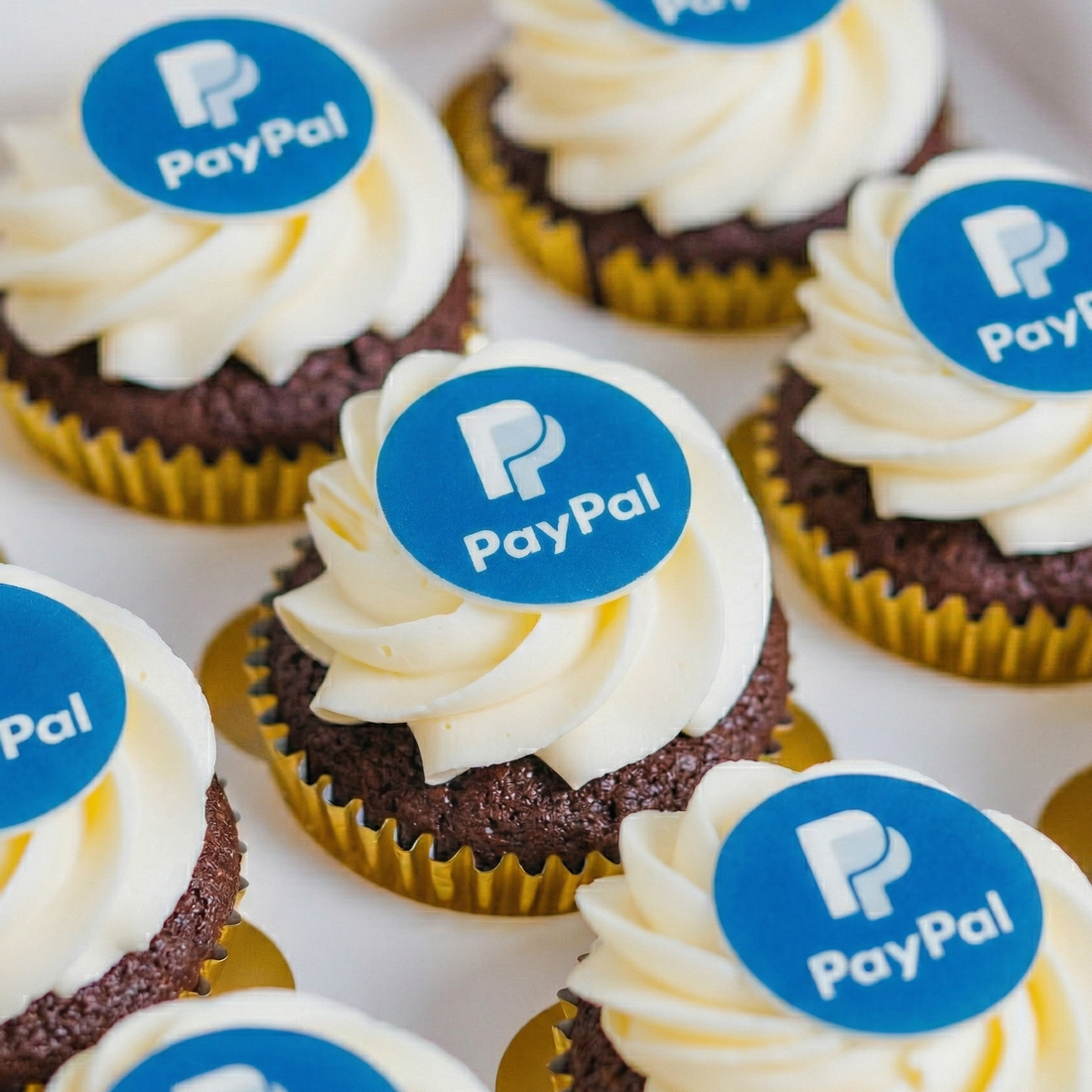 Chocolate Logo Cupcake Box (Vegan &amp; Gluten Friendly)