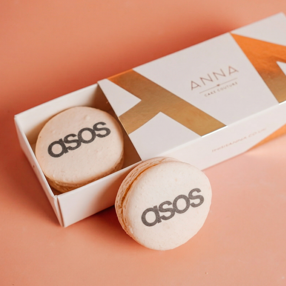 Branded Macaron Matchbox Favours