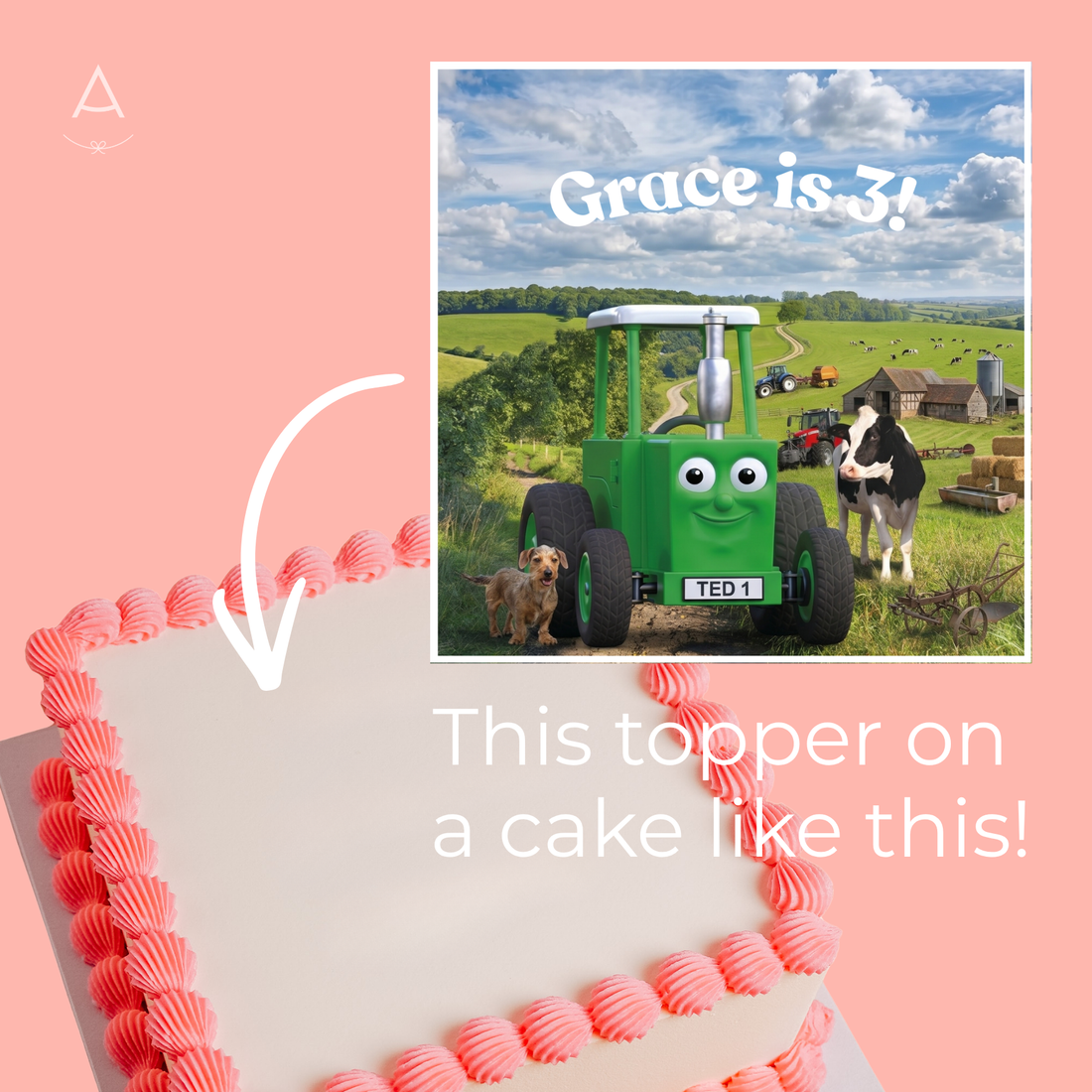 Tractor Ted Birthday Cake