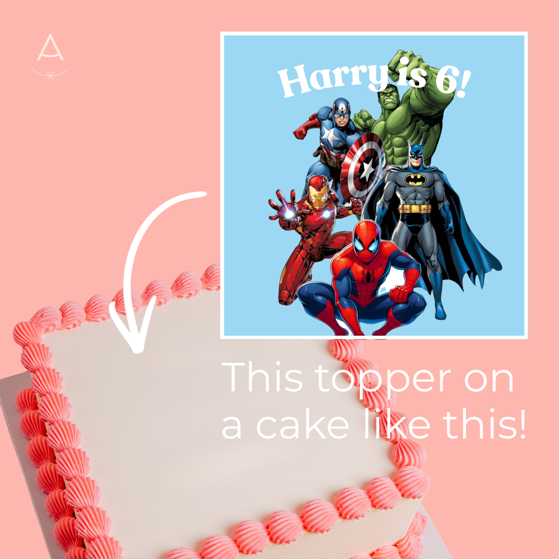 Avengers Kids Birthday Cake