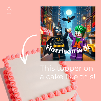 Lego Batman Kids Birthday Cake