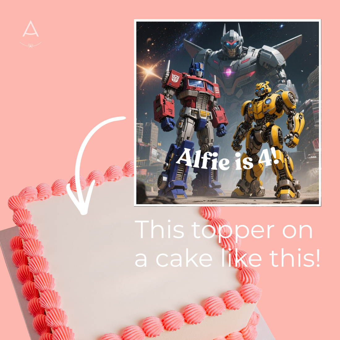 Transformers Kids Birthday Cake