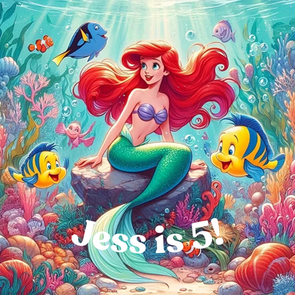 Little Mermaid Kids Birthday Cake