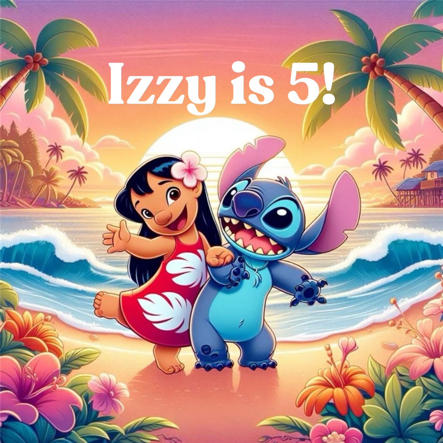 Lilo &amp; Stitch Kids Birthday Cake