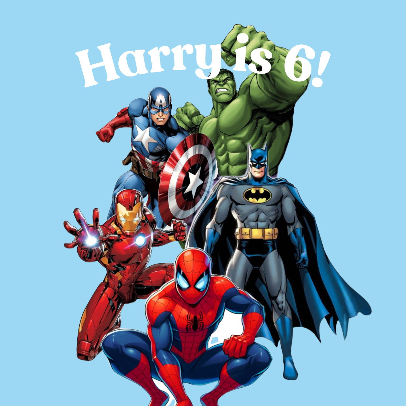 Avengers Kids Birthday Cake