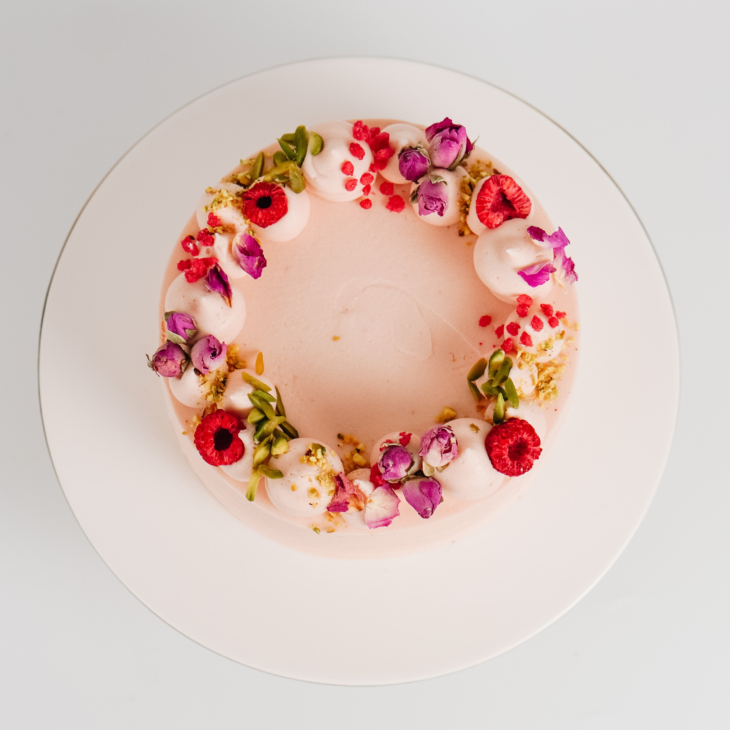 Rose, Raspberry & Pistachio - for Two